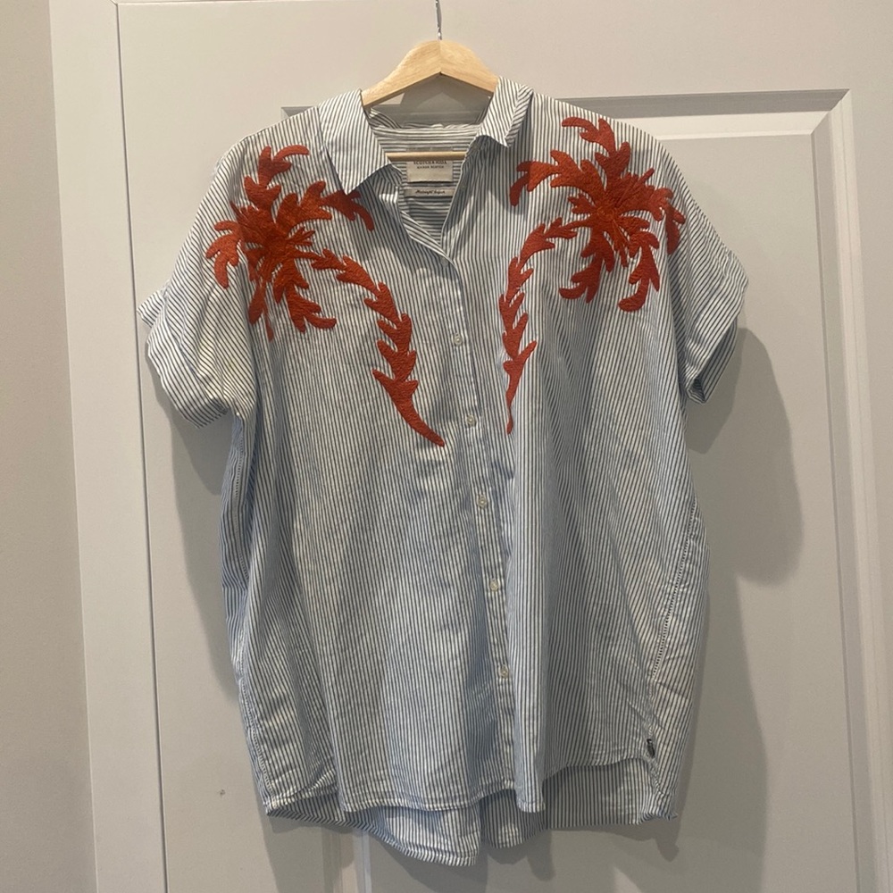 Scotch & Soda Embroidered Button Down